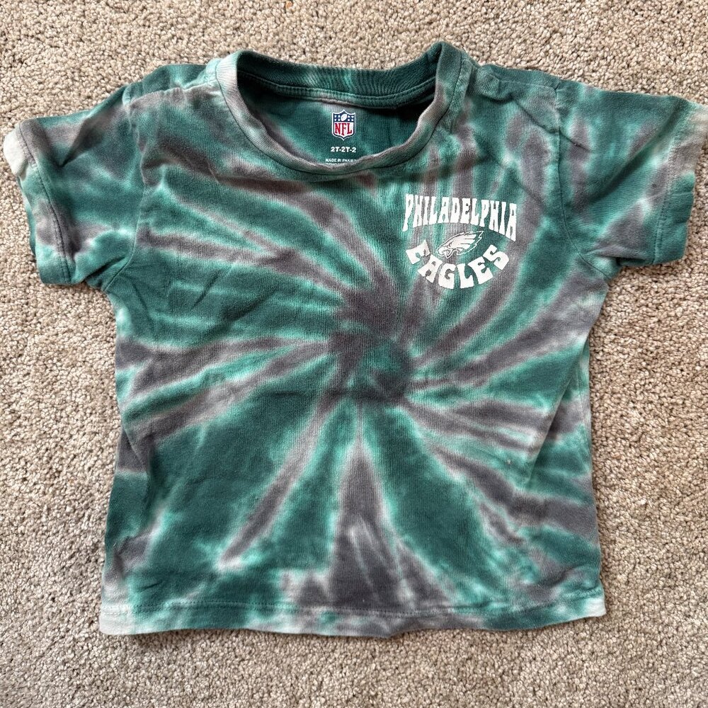 Boys Philadelphia Eagles tie-dye t-shirt